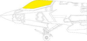 F-35B 「Tフェース」両面塗装マスクシール (タミヤ用) (プラモデル)