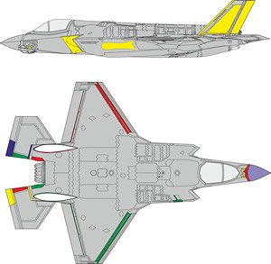 F-35B RAMコーティング塗装マスクシール (タミヤ用) (プラモデル)