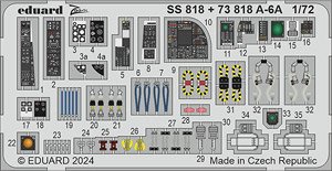 Photo-Etched Pats for A-6A (for Trumpeter) (Plastic model)