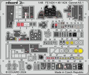 フェアリー ガネット AS.1 ズームエッチングパーツ (エアフィックス用) (プラモデル)