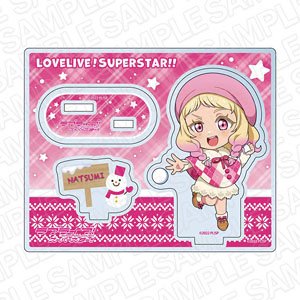 Love Live! Superstar!! Acrylic Stand Natsumi Onitsuka Poncho Deformed Ver. (Anime Toy)