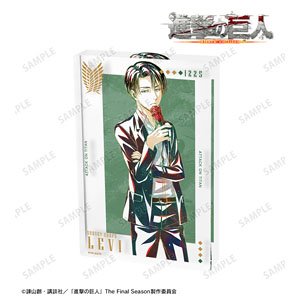 Attack on Titan [Especially Illustrated] Levi Flower Shop Ver. Ani-Art Acrylic Block (Anime Toy)