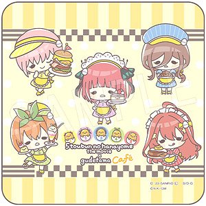 五等分の花嫁×ぐでたま ミニタオル カフェVer. (キャラクターグッズ)