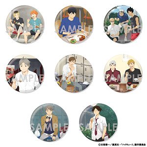 Haikyu!! Trading Big Can Badge -Itadakimasu!- (Set of 8) (Anime Toy)