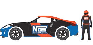 The Hobby Shop Series 16 - 2020 Nissan 370Z with Race Car Driver - NOS Nitrous Oxide System (ミニカー)