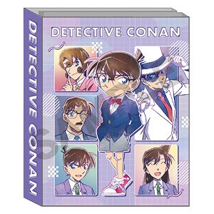 Detective Conan Patapata Memo Purple Grid (Anime Toy)