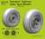 Tempest/Typhoon Early type Wheels for Airfix kit (Plastic model) Package1