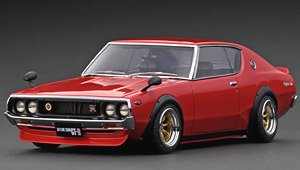 NISSAN Skyline 2000 GT-R (KPGC110) Red (ミニカー)