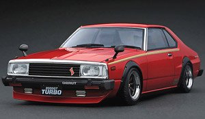 Nissan Skyline 2000 Turbo GT-ES (C211) Red (ミニカー)