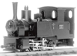(HOナロー) 井笠鉄道 コッペル6号機 III 蒸気機関車 組立キット コアレスモーター採用 (組み立てキット) (鉄道模型)
