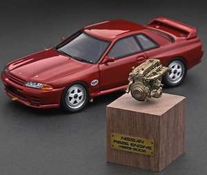 NISSAN SKYLINE GT-R (BNR32 GROUP-A RACING) With Engine (ミニカー)