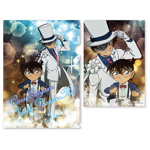 Detective Conan Metallic Clear File (Conan Edogawa & Kid the Phantom Thief) (Anime Toy)