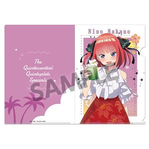 五等分の花嫁∽ 描き下ろしクリアファイル 中野二乃 バカンス ver. (キャラクターグッズ)