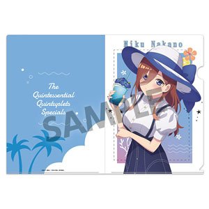 The Quintessential Quintuplets Specials [Especially Illustrated] Clear File Miku Nakano Vacance Ver. (Anime Toy)