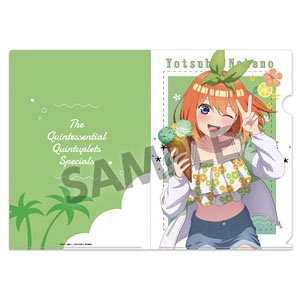 The Quintessential Quintuplets Specials [Especially Illustrated] Clear File Yotsuba Nakano Vacance Ver. (Anime Toy)