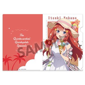 The Quintessential Quintuplets Specials [Especially Illustrated] Clear File Itsuki Nakano Vacance Ver. (Anime Toy)