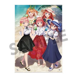 五等分の花嫁∽ 描き下ろしA4ビジュアルアクリルプレート バカンス ver. (キャラクターグッズ)