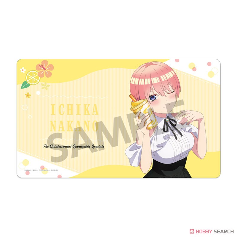 The Quintessential Quintuplets Specials [Especially Illustrated] Rubber Mat Ichika Nakano Vacance Ver. (Anime Toy) Item picture1