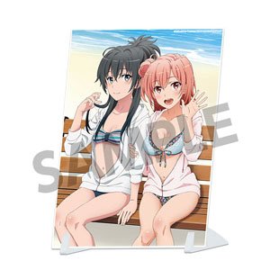 やはり俺の青春ラブコメはまちがっている。続 ビジュアルアクリルプレート 雪ノ下雪乃＆由比ヶ浜結衣 水着 ver. (キャラクターグッズ)