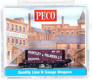 NR-7010P 9ft 7 Plank Open Wagon Huntley And Palmers No.24 (Model Train)