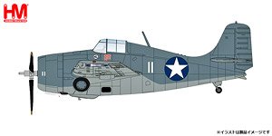 Grumman F4F-4 `Battle of Midway` white 11, Lt. Scott McCuskey, VF-3, USS Yorktown, June 1942 (Pre-built Aircraft)