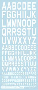 Numbering Decal Neo 2 White (Material)