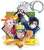 Naruto: Shippuden Acrylic Key Ring - Shinobi no Kiseki - Team 7 (Anime Toy) Item picture1