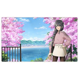 Rascal Does Not Dream of a Knapsack Kid [Especially Illustrated] Rubber Mat (Mai Sakurajima / Sakura) (Card Supplies)