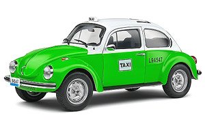 Volkswagen Beetle 1300 Mexico Taxi 1974 (Green) (Diecast Car)