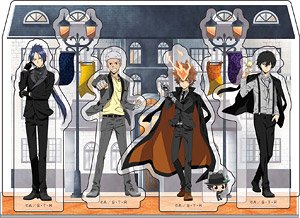 Katekyo Hitman Reborn! [Especially Illustrated] Acrylic Diorama [Black Suits Ver.] A (Anime Toy)