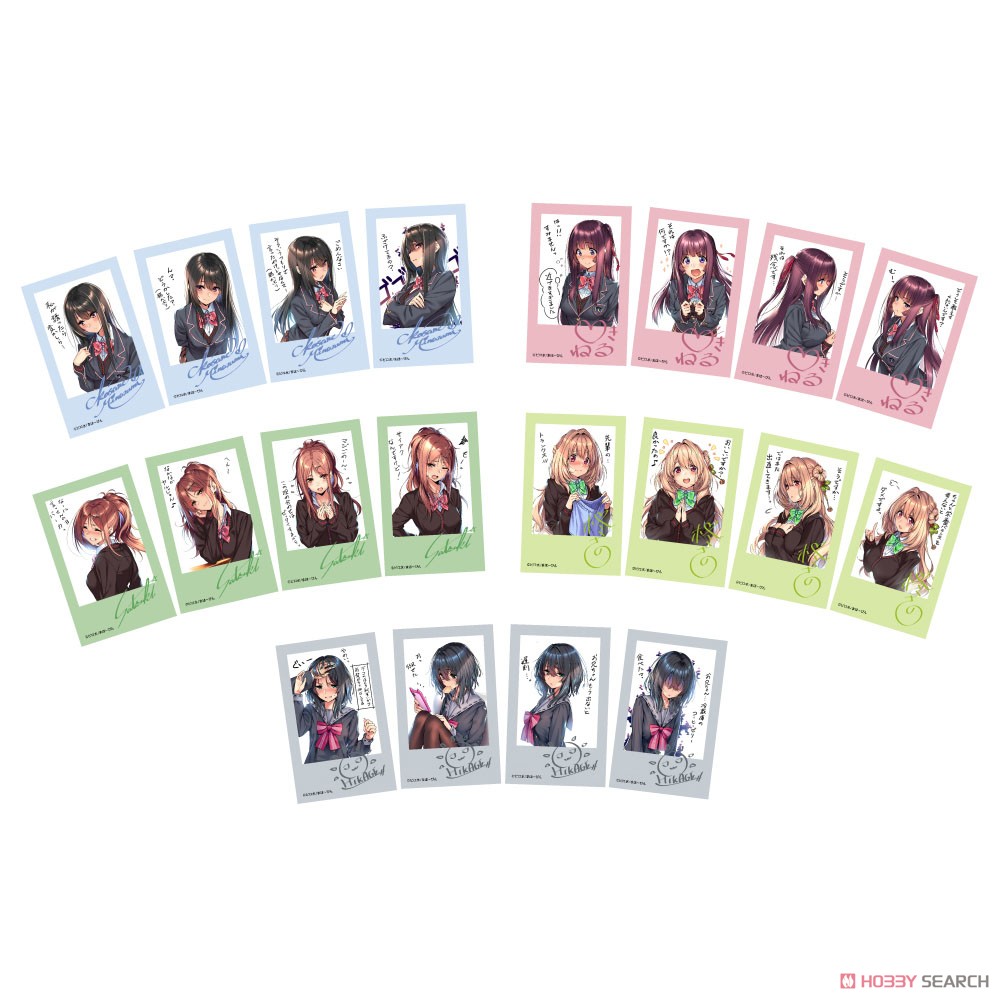 はにかみ彼女 喜怒哀楽フォトカード (20個セット) (キャラクターグッズ) 商品画像1
