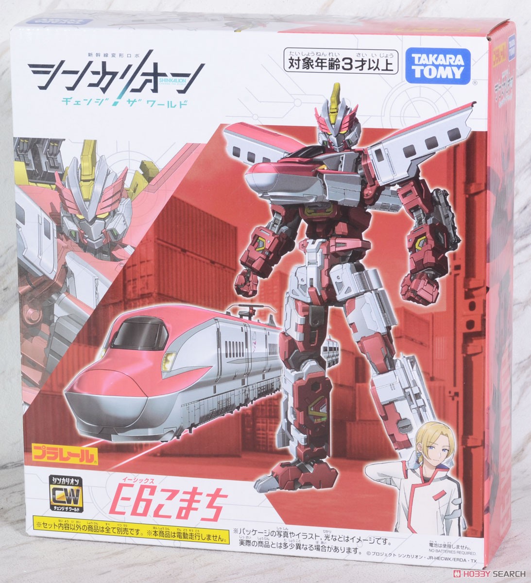 Shinkansen Deformation Robot SHINKALION CW E6 Komachi (Plarail) パッケージ1