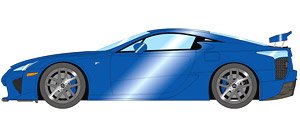 Lexus LFA 2010 Rear Wing up Pearl Blue (Diecast Car)