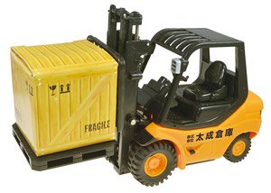 R/C建機 ミニフォークリフト オレンジ (ラジコン)