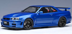 ニスモ R34 GT-R Z-tune (ベイサイドブルー) (ミニカー)