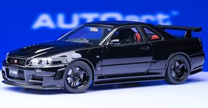 Nismo R34 GT-R Z-tune (Black Pearl) (Diecast Car)