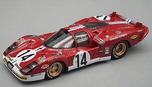 フェラーリ 512S ル・マン24時間 1970 #14 Bonnier-Wissel Scuderia Filipinetti (ミニカー)