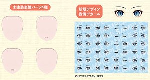 創彩少女庭園 カスタマイズフェイス＆デカールセット Vol.3 (プラモデル)