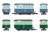 鉄道コレクション ナローゲージ80 猫屋線 ジ10新塗装・ジ2ツートンカラー(クリーム・グリーン) (2両セット) (鉄道模型) その他の画像1