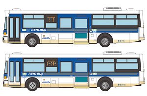 ザ・バスコレクション 京王電鉄バス さよなら西工96MC 中型ロング車 京王バスカラー2台セット (2台セット) (鉄道模型)