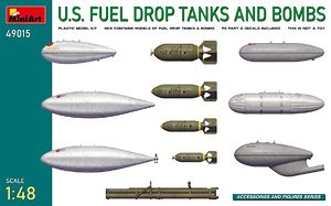U.S. FUEL DROP TANKS AND BOMBS (Plastic model)
