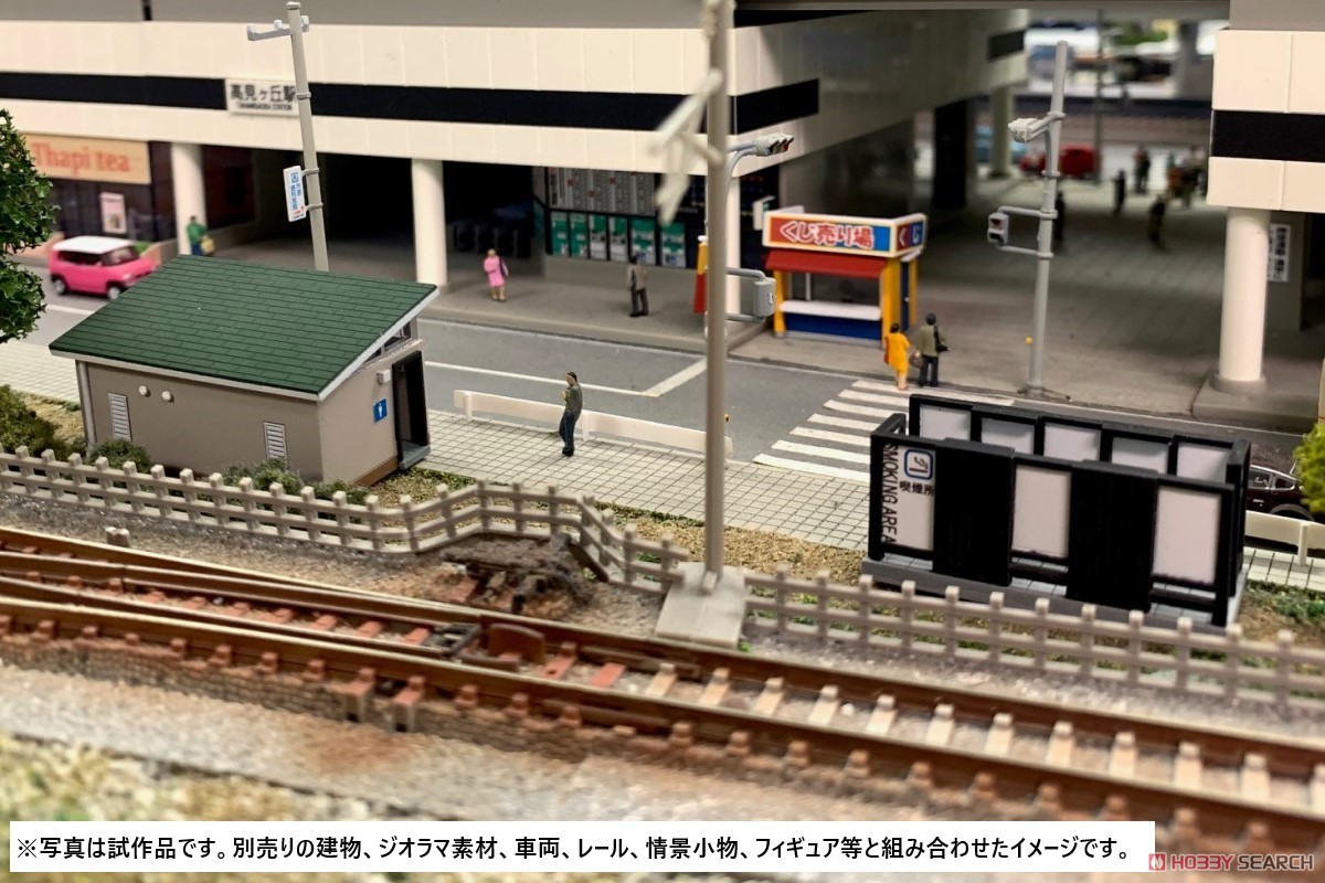 情景小物 142 駅前情景セットA (鉄道模型) その他の画像1