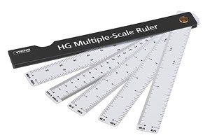 HG Multiple-Scale Ruler (Hobby Tool)