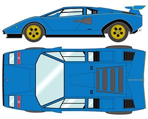 Lamborghini Countach LP500S `Walter Wolf 2nd` Ch.1120202 Aero Mirror (Diecast Car)