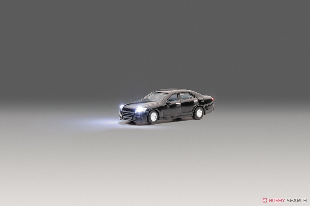Just Plug Vhicles Sedan Black (White Head Lights) (Model Train) 商品画像1