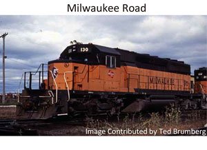 EMD SD40-2 Early Milwaukee road #30 ★外国形モデル (鉄道模型)