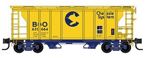 (N) ホッパー車 Chessie System #631664 ★外国形モデル (鉄道模型)