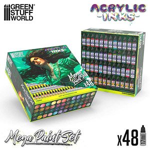 ディッピングインク メガペイントセット (48本入) (17ml) (塗料)
