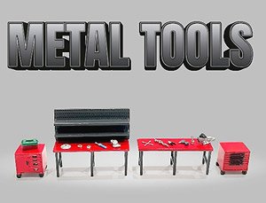 Figure Set - Metal Tools Set A (Diecast Car)