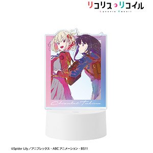 リコリス・リコイル 錦木千束&井ノ上たきな Ani-Art clear label ライトアップアクリルスタンド (キャラクターグッズ)